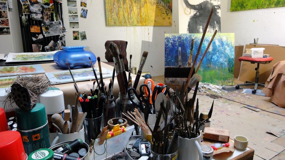 Atelier von Elke Heber auf der Nordstraße - Foto: Archiv Anton Launer