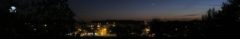 Nächtlicher Blick mit Fake-Mond im November 2016