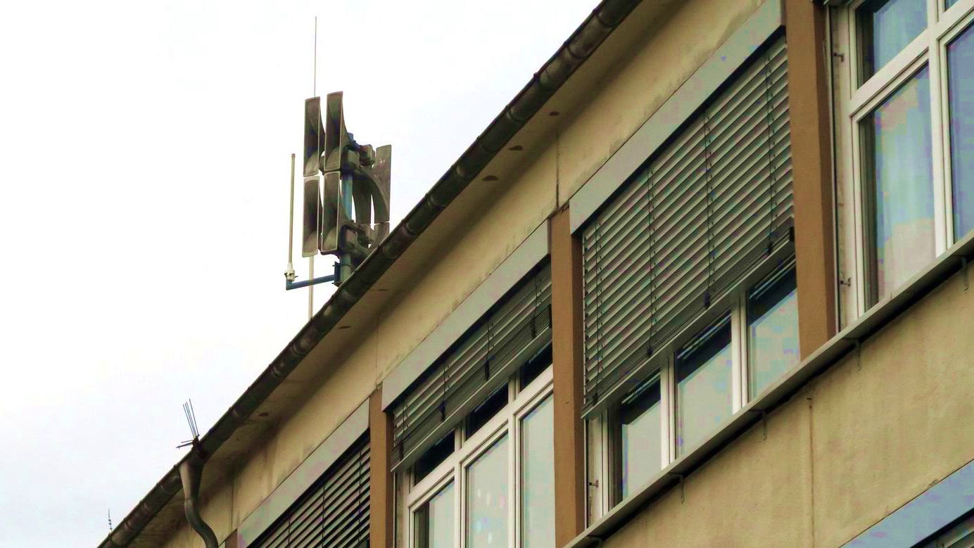 Sirene auf der Regenbogenschule