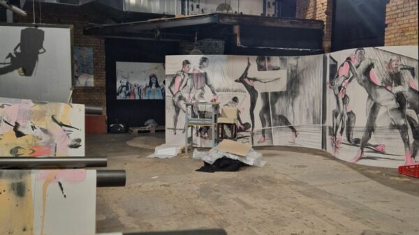 Kunsttage Dresden starten Kunsttage beim Aufbau