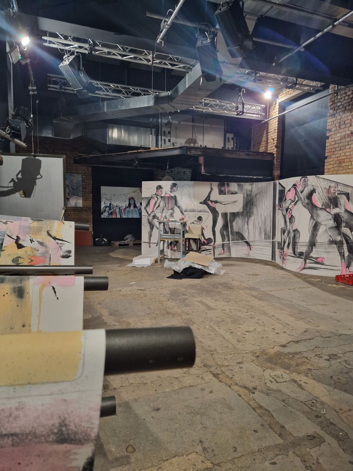 Kunsttage beim Aufbau