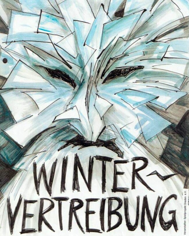 Wintervertreibung auf der Hauptstraße am Montag ... Grafik: 