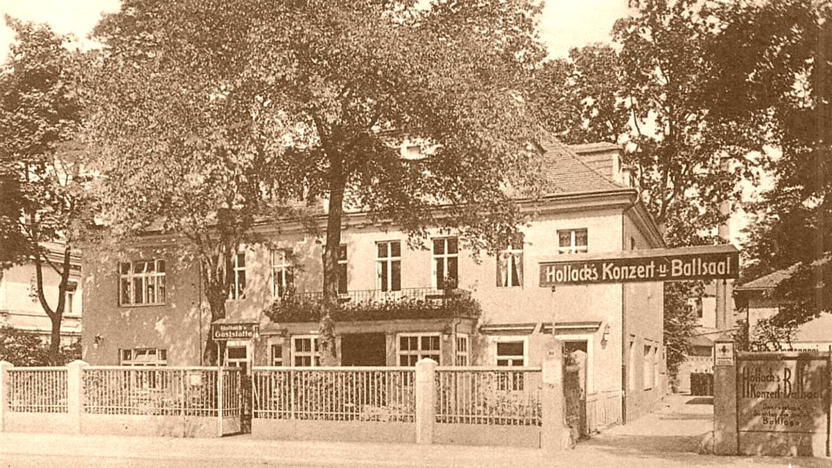 Hollack´s Etablissement Hollack's Konzert- und Ballsaal - Postkarte von 1928