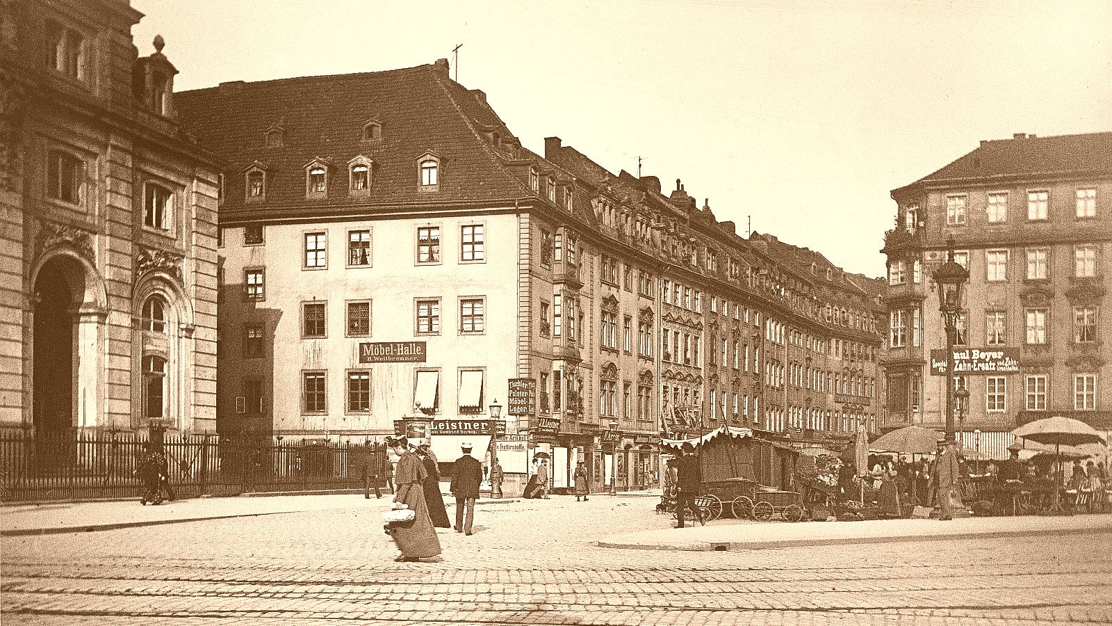 Verein für Anekdoten (Teil 3) Neustädter Markt um die Jahrhundertwende