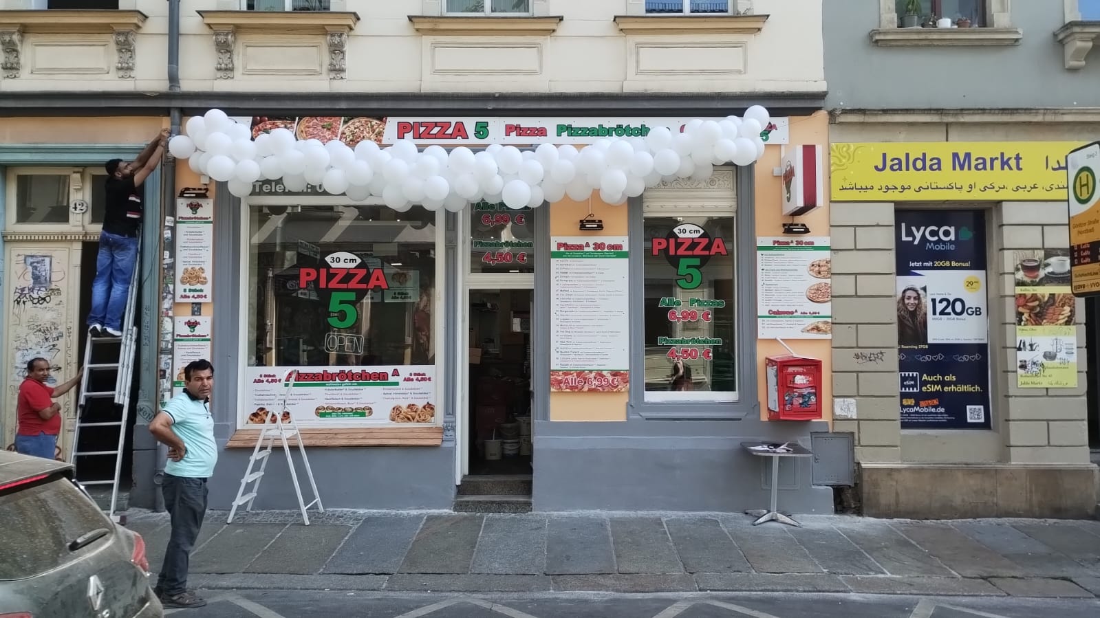 Pizza 5 expandiert Neu auf der Rothenburger: Pizza 5