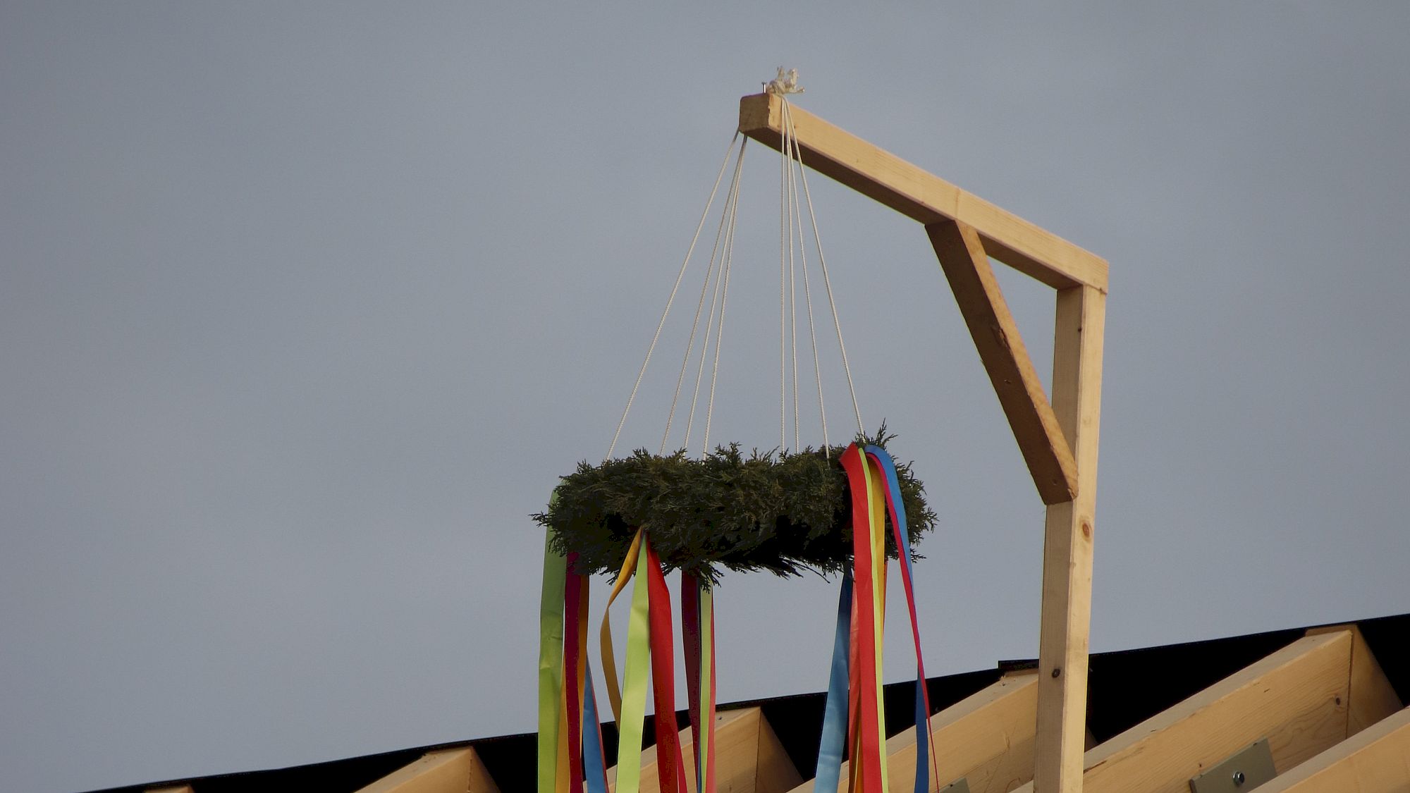 Richtfest beim Scheune-Umbau Richtfest zum Scheuneumbau - Foto: Anton Launer