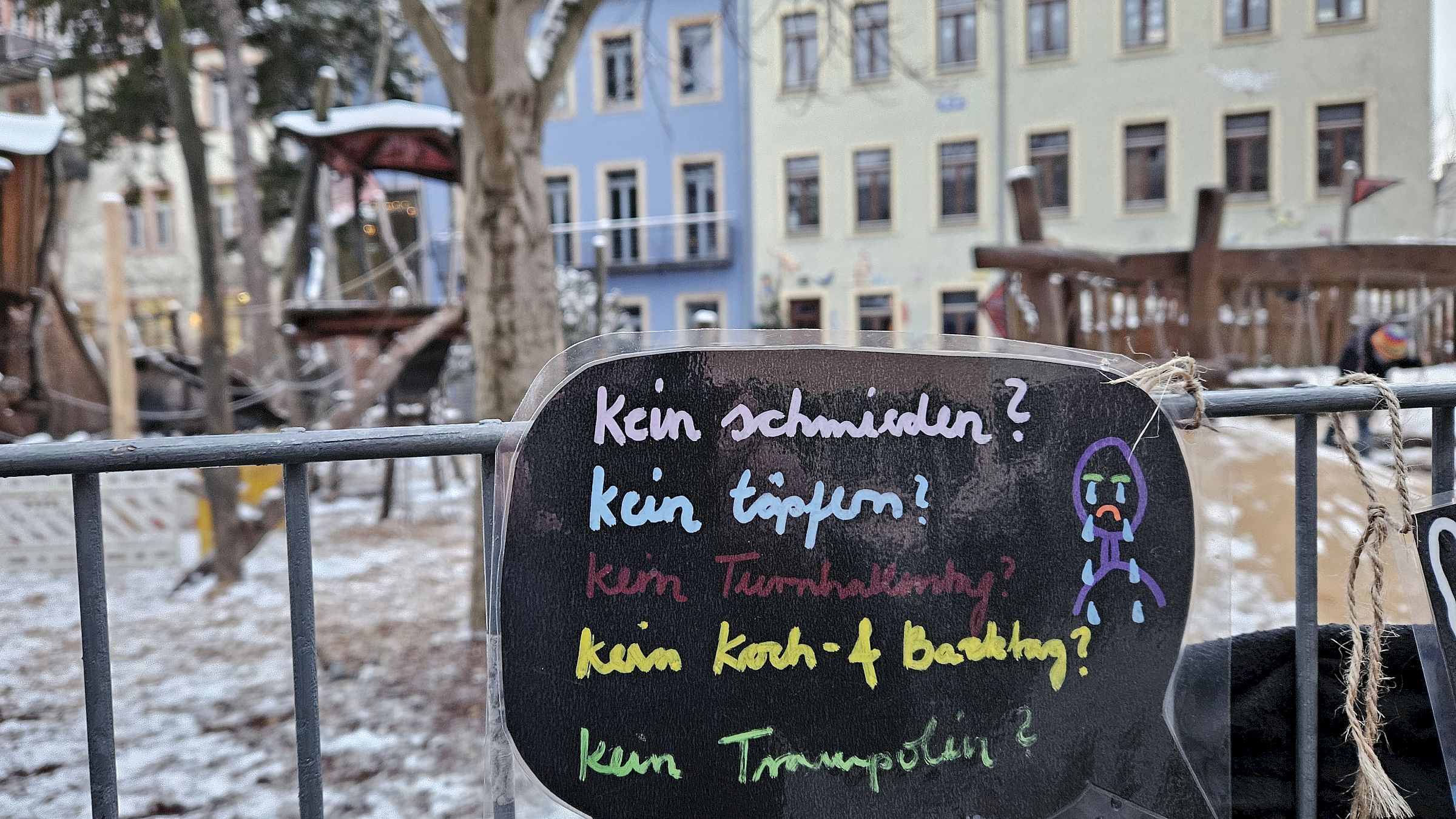 Känguruh: Tag der "Geschlossenen Tür" Keion schmieden? Kein Töpfern? Das Känguruh hat geschlossen. Foto: Anton Launer