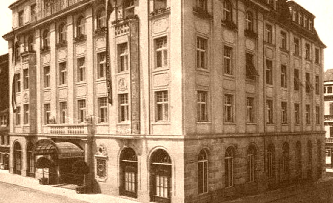 100 Jahre Sender Dresden (Teil 3) Radio-Hotel Reichspost - zeitgenössische Postkarte - Ausschnitt