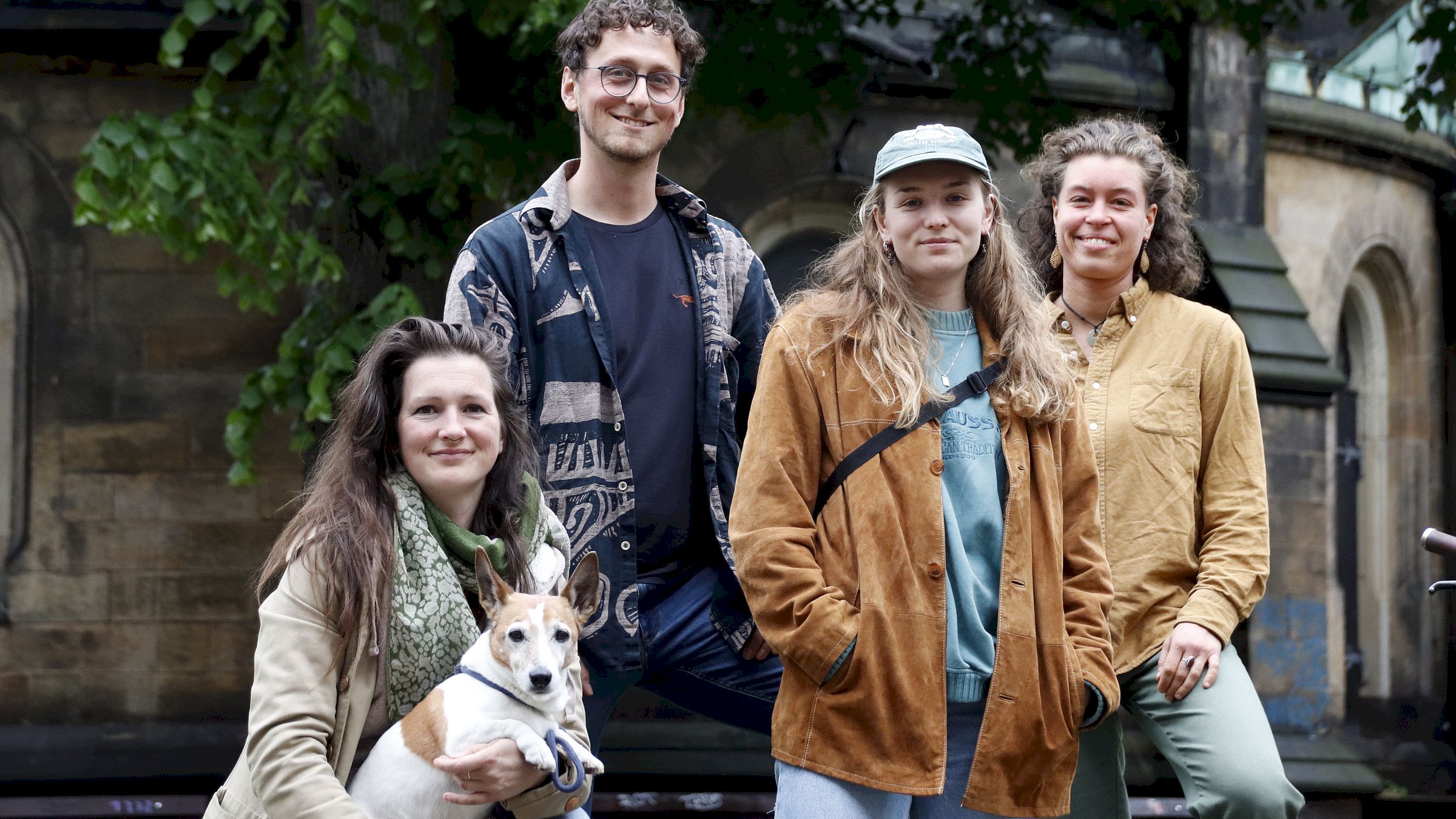Sie bereiten den Bunten Sommer vor Vier vom Bunter-Sommer-Team: Isabell Richter, Paul Brunn, Luise Klama und Leonie Gleiser. Foto: Anton Launer