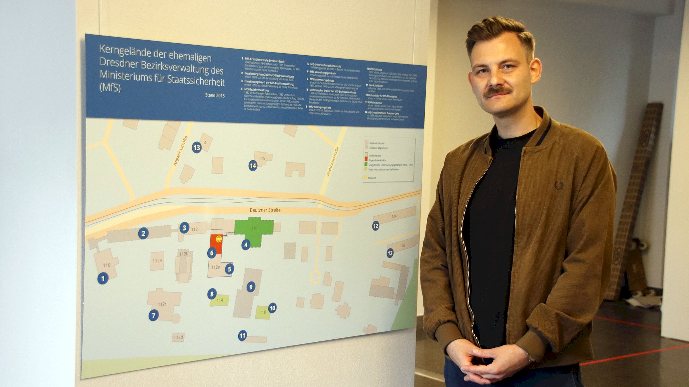 Das Areal, auf dem die Stasi wirkte, ist riesig. Rund 2.500 hauptamtliche Mitarbeiter waren hier beschäftigt. Foto: Anton Launer