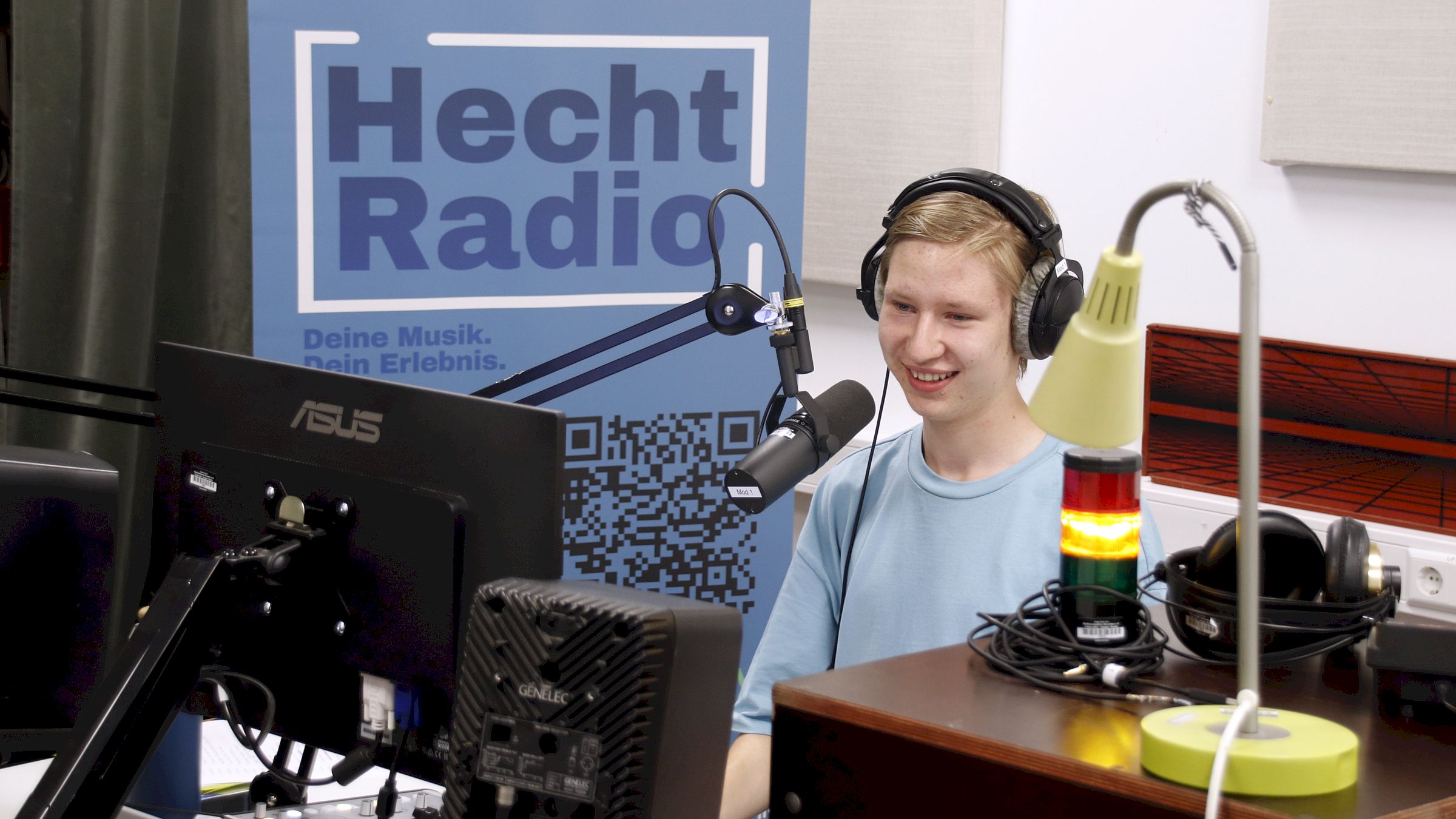 Hechtradio - wie ein 16-Jähriger den Sound zum Stadtviertel findet Er macht das Hechtradio: Arthur Gramsch - Seit September auch live auf Coloradio - Foto: Anton Launer