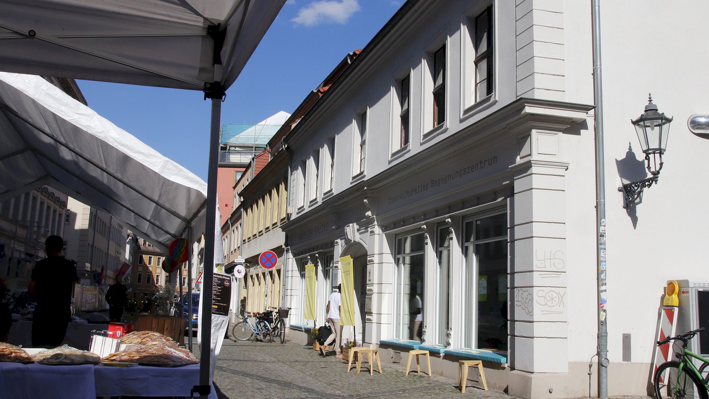 Neues Begegnungszentrum „Haus der Brücke“ eröffnet Haus der Brücke an der Rähnitzgasse - Foto: Anton Launer