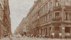 Die „Rendsburg“ – ein Restaurant mit Geschichte Ansicht der Louisenstraße/Ecke Kamenzer um 1900 - zeitgenössische Postkarte