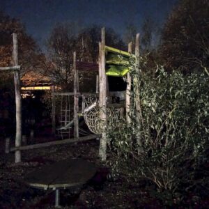 Neustadtgrüne wünschen sich Licht am Louisengrün Die Grünen schlagen vor, den Spielplatz "Louisengrün" zu beleuchten. Foto: Anton Launer