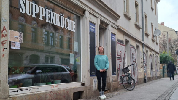 Die "Suppenküche" in der Kamenzer Straße. Foto: Jakub Gawlik