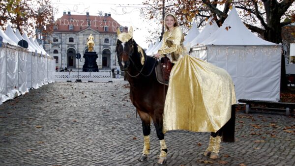 Goldene Reiterin Emma auf Wallach Apollo. Foto: Anton Launer