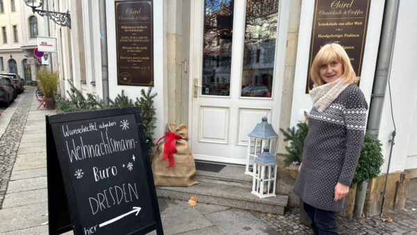 Weihnachtsmannbüro auf der Königstraße eröffnet. Foto: privat