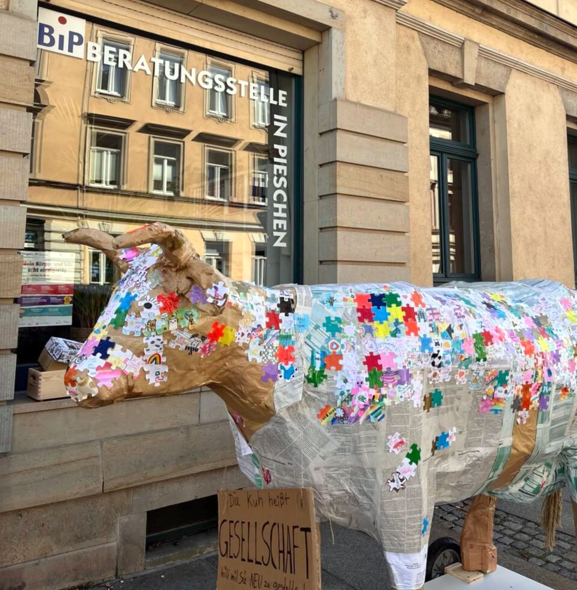 Gesellschafts-Kuh. Foto: Preibisch