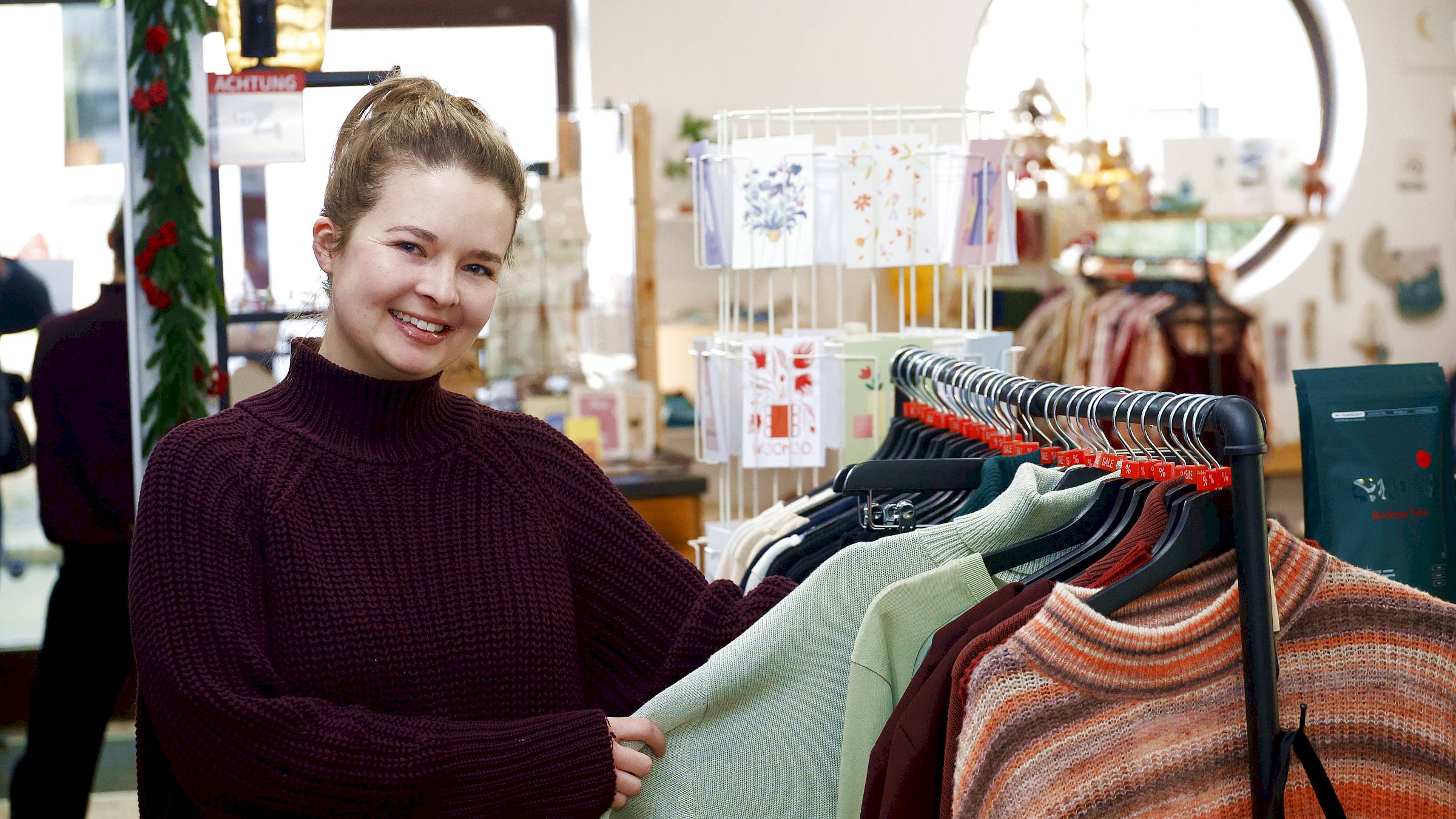 Lisa Winkler im Konzeptstore Mjuuk - Foto: Anton Launer
