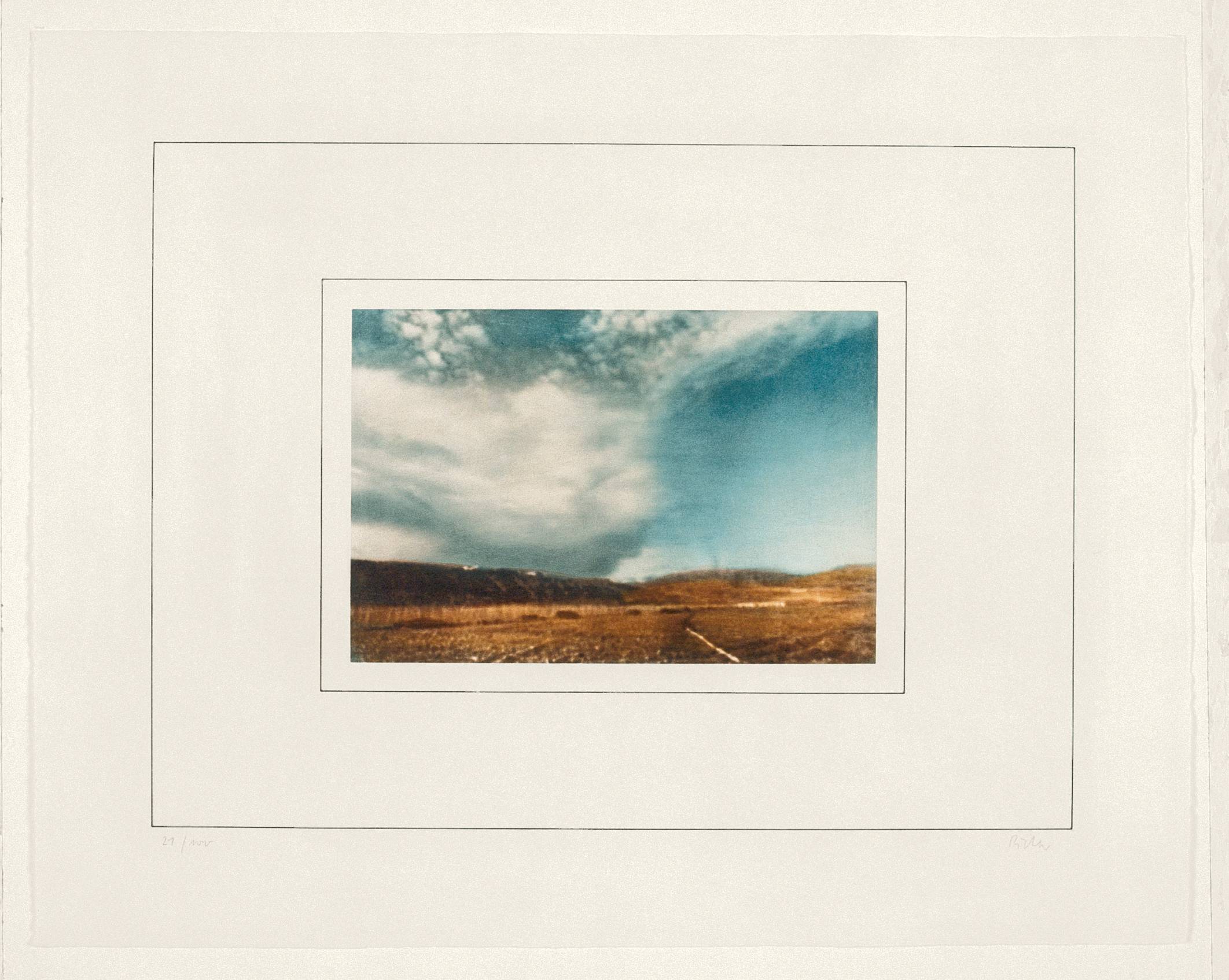 Gerhard Richter: Kanarische Landschaften I, 1971, 6 Heliogravüren, vielfarbig in Mappe, je 39,5 × 50,1 cm, Werkverzeichnis der Editionen Nr. 39, Motiv d