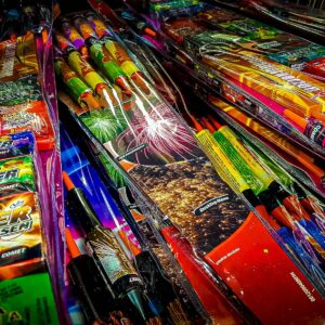 Auswahl an Pyrotechnik - Foto: Landesdirektion Sachsen