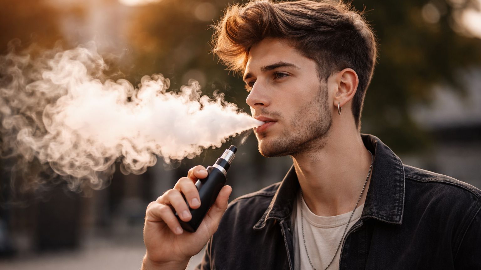 E-Zigaretten-Raucher - Foto: KI