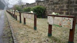 Mnemo Gedenkareal im Dresdner Norden Von Dresdner Kindern gestaltete Gedenkanlage für die verstorbenen Kinder der Zwangsarbeiterinnen auf dem St.-Pauli-Friedhof - Foto: Stadtverwaltung Dresden, Diana Petters