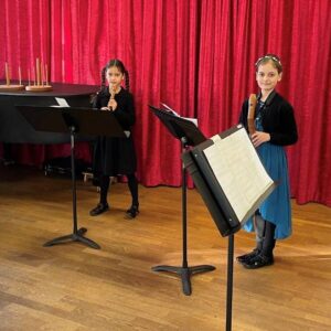 Flötenensemble des HSKD beim Regionalwettbewerb "Jugend musiziert" - Foto: HSKD/Petra Zambo