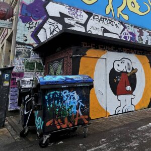 Die öffentliche Toilette wird von szenekundigen Beamten Meth-Toilette genannt. Foto: Anton Launer