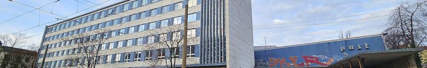 Dresdner Hauptpost im Februar 2026