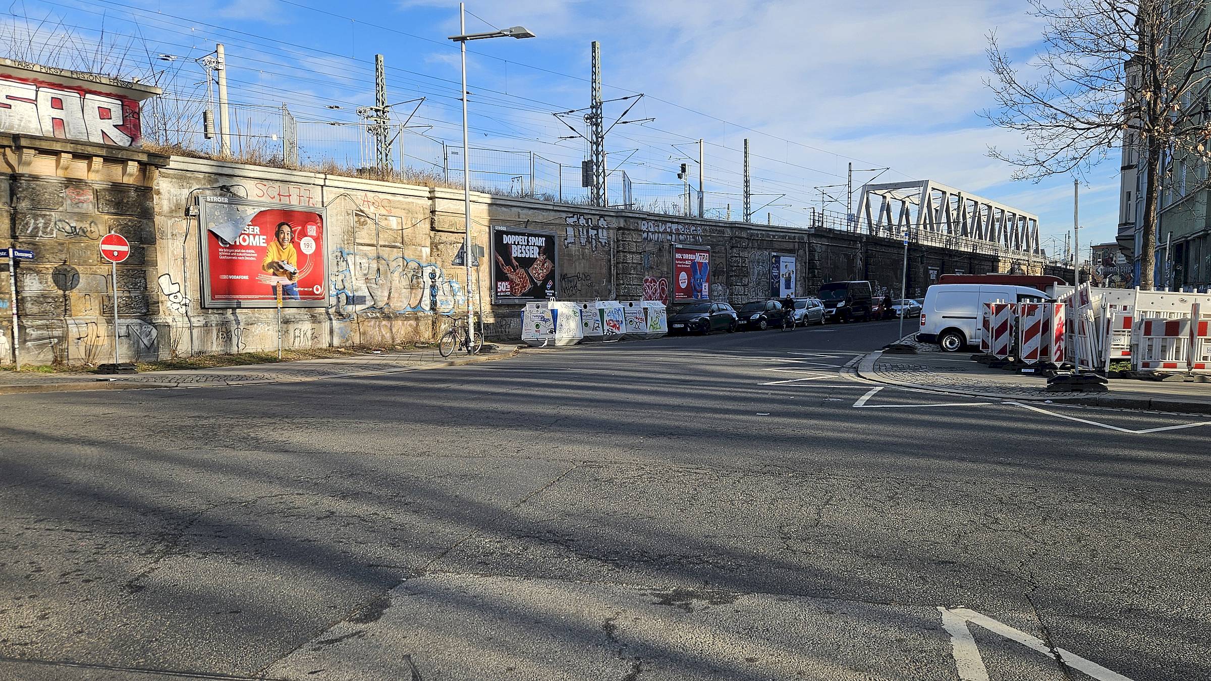 Der Dammweg bekommt nen Zebrastreifen mit Mittelinsel. Foto: Anton Launer
