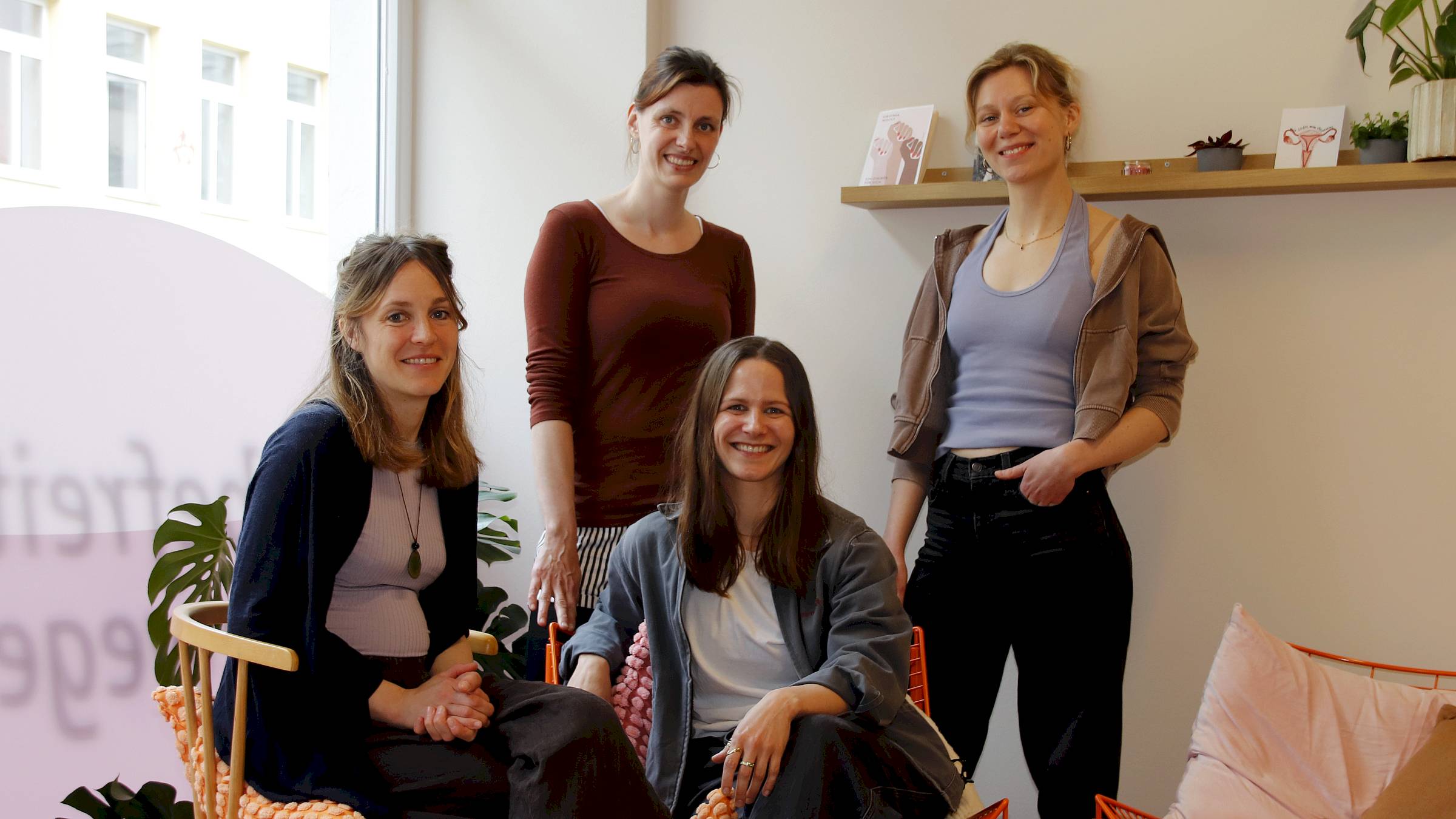 Das Team von Physio-LIV: Sabrina Märkle, Stefanie Glöckner, Julia Jost und Gesine Möbius (v.l.) - Foto: Anton Launer