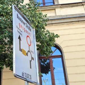 Bautzner Straße ab Montag stadtauswärts gesperrt. Foto: Anton Launer