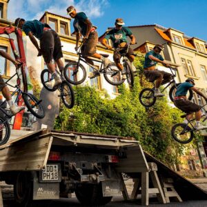 Ende Mai organisierte "Rudolf rollt" auf der Rudolf-Leonhard-Straße ein kleines Skate- und BMX-Event - Foto: Max Lit.