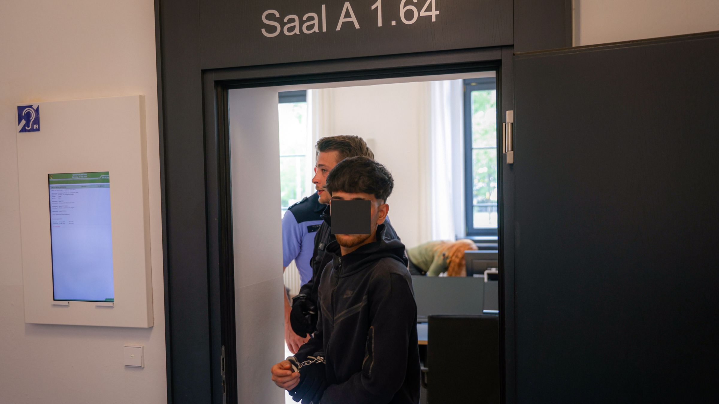 Ismail H. im Dresdner Landgericht - Foto: Florian Varga
