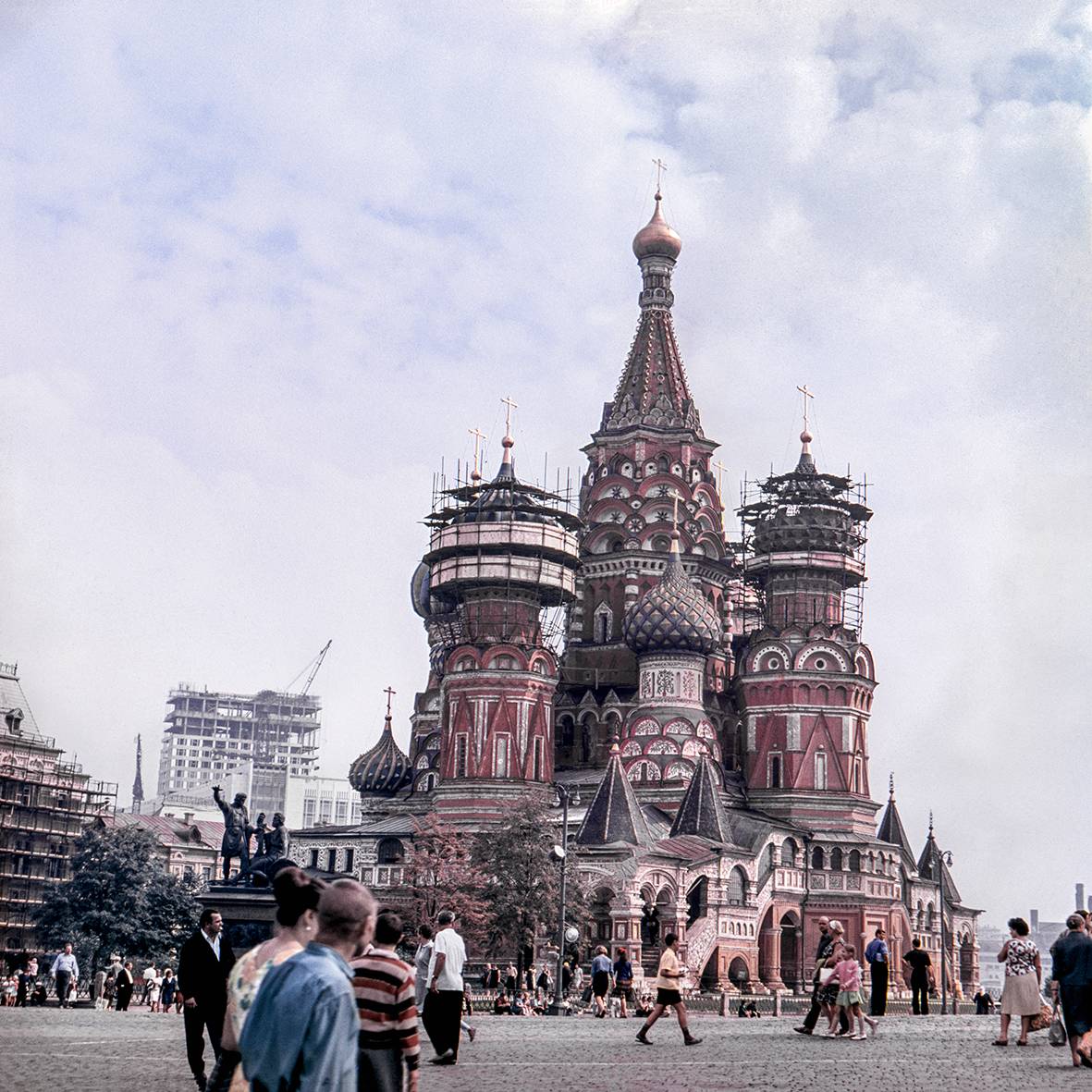 Basilius-Kathedrale in Moskau aus "Leningrad - Moskau, 1967" Klaus Dennhardt