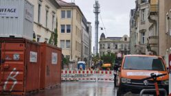 Katharinenstraße ab Sonnabend wieder frei Ab Sonnabend ist die Straße wieder befahrbar. Foto: Anton Launer
