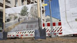 Erneuerung der Königsbrücker Straße hat begonnen Am Dienstag, gegen 13.30 erfolgte der erste Spatenstich zum Ausbau der Königsbrücker Straße - Foto: Anton Launer